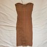 LPA Brown Knit Tube Strapless Mini Dress RRP 250E Image 6
