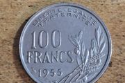 France 1955, 100 Francs Coin, great condition - free standard postage