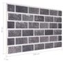 3D Wall Panels with Black & Grey Brick Design 10 pcs EPS Image 7