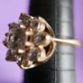 Vintage 9ct Yellow Gold 375 Cubic Zirconia Cluster Ring 5.0g Image 8
