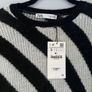 Zara black & white knit jumper dress Size Small BNWT Image 2