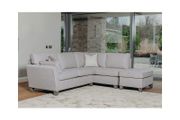 Grey corner L sofa
