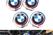 56mm 68mm 10 Pin For 50th Anniversary Car Wheel Hub Center Cover Rim Caps Badge Emblem Logo Auto Exterior Accessories For E36 E46 E53 E90 E60 E61 E93 E87 X1 X3 X5 X6 F30 F20 F10 G30
