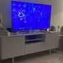 White TV Unit with storage Image 2