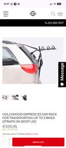 Hollywood E3 Bike Rack x 3