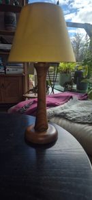 Mid Century Teak Lamp