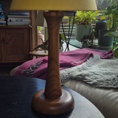 Mid Century Teak Lamp