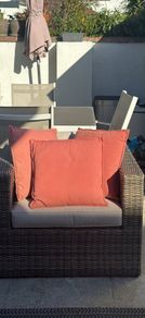Terracotta cushions Dunnes Stores x 3