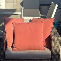 Terracotta cushions Dunnes Stores x 3