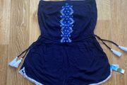 Brand New Ladies Navy Playsuit Size Large