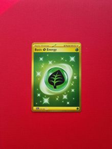 Basic Grass Energy Rare Gold Pokemon Card (278/193) from Paldea Evolved