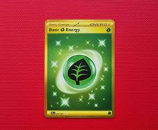 Basic Grass Energy Rare Gold Pokemon Card (278/193) from Paldea Evolved