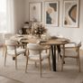 Modern Extendable Round Dining Table 100-140 Image 4