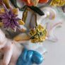 Pair Antique Porcelain Wall shelves Image 6