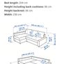 Ikea Grey Corner Sofabed with storage Image 6