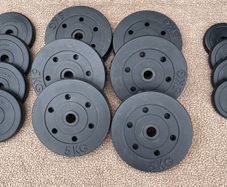 38kg Weight Plate Set, Home Gym Weights