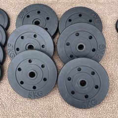 38kg Weight Plate Set, Home Gym Weights