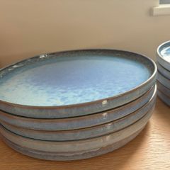 Considered by Helen James Uisce dinner plates