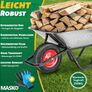 Wheelbarrow wheel 40cm, 250 kg, pneumatic tire Image 2