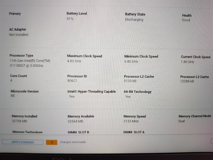 Dell Latitude 5420 (Touchscreen), i7 Cpu (11th gen), 32 GB Ram,256 GB (SSD).