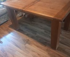Dining drop leave solid oak tabel