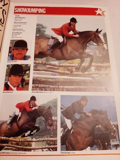 old 1984 Olympic special horse magazine