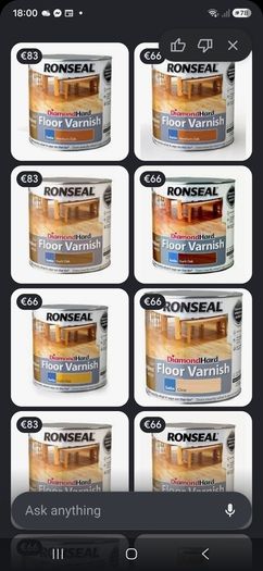 Ronseal Diamond Hard Floor Varnish