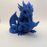 Tealight dragon 3d printed Image 3