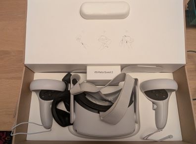 Meta Quest 2 with Virtual Golf Accessories