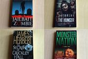 Horror novels (trade paperback format)
