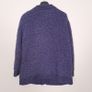 Sarah Dunnway Purple Sequin Embellished Floral Knit Boucle Cardigan Size M Image 9