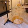 Stunning classic gold large bird cage with stand Image 4