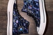 Converse Chuck Taylor All Star Galaxy Lightning Print High Top Trainers UK5 EU/38Rare