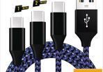 1M/2M/3M USB-C Lead For Samsung S9 S10+ S20+ Type C Charging Fast Charger Phone Cable Samsung