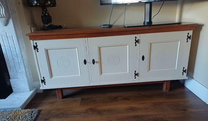 French oak cabinet