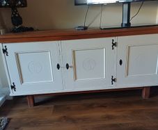 French oak cabinet
