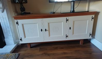 French oak cabinet