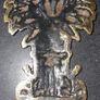 Vintage brass heavy sheaf of wheat Image 2