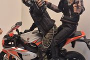 damtoys 1/6 gangster kingdom figures and 1/6 bike hot toys scale