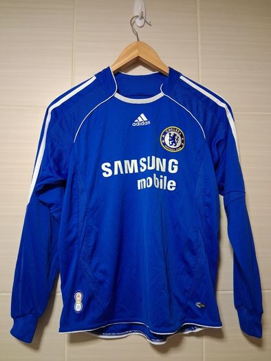 Chelsea Jersey. Official Adidas Chelsea Football Club Long Sleeved Home Jersey From 2006. Authentic Original. Not A Modern Day Remake.