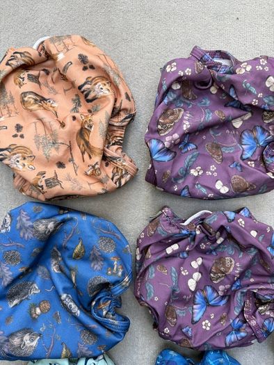 LittleLamb Size 2 Pocket Cloth Nappies and 20 bamboo inserts
