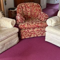 Armchairs x 3