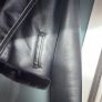 H&M Black faux leather & fur cropped biker jacket Sz M (Fit 12-14UK) Rrp 89.99 Image 4