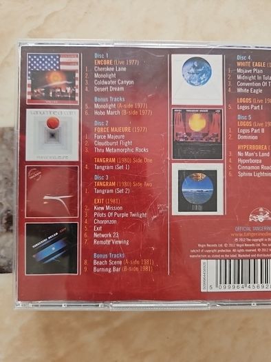 Tangerine Dream 4CD Boxset - The Virgin Years 1977-1983