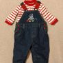 Cheeky Chimp Denim Dungaree,s And Top Image 2