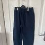 Kids navy tracksuit bottoms Image 3