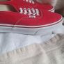 Clasdic Red & White  Mens Vans Trainers Image 7