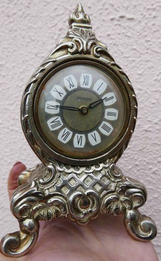 Vintage West German Splendex Working Mantel Clock