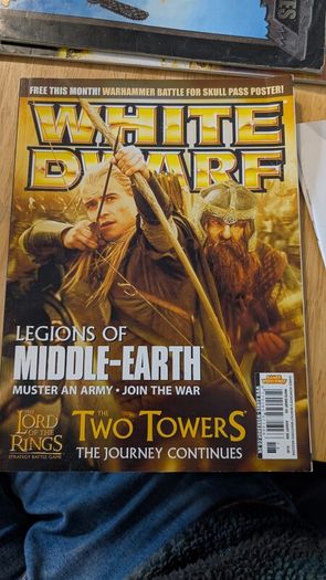 Warhammer White Dwarf magazines