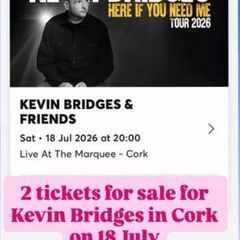Kevin Bridges Tickets Sat 18th July